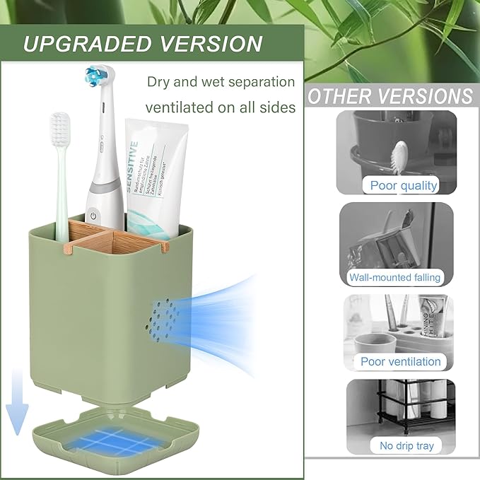 Toothbrush Holders for Bathrooms, Electric Toothbrush Holder Kids Toothbrush