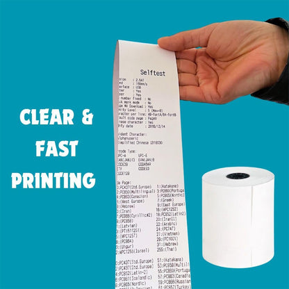 Double Dragon, 80 x 80 mm Premium Thermal Paper Till Receipt Roll for EPOS Printer, POS Terminal, Cash Register [Pack of 20]