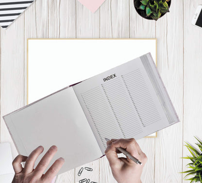 Arpan Photo Album Slip In Case Memo Photograph For 200 x 4 x 6 Inch / 10x15 cm Picture (Purple)
