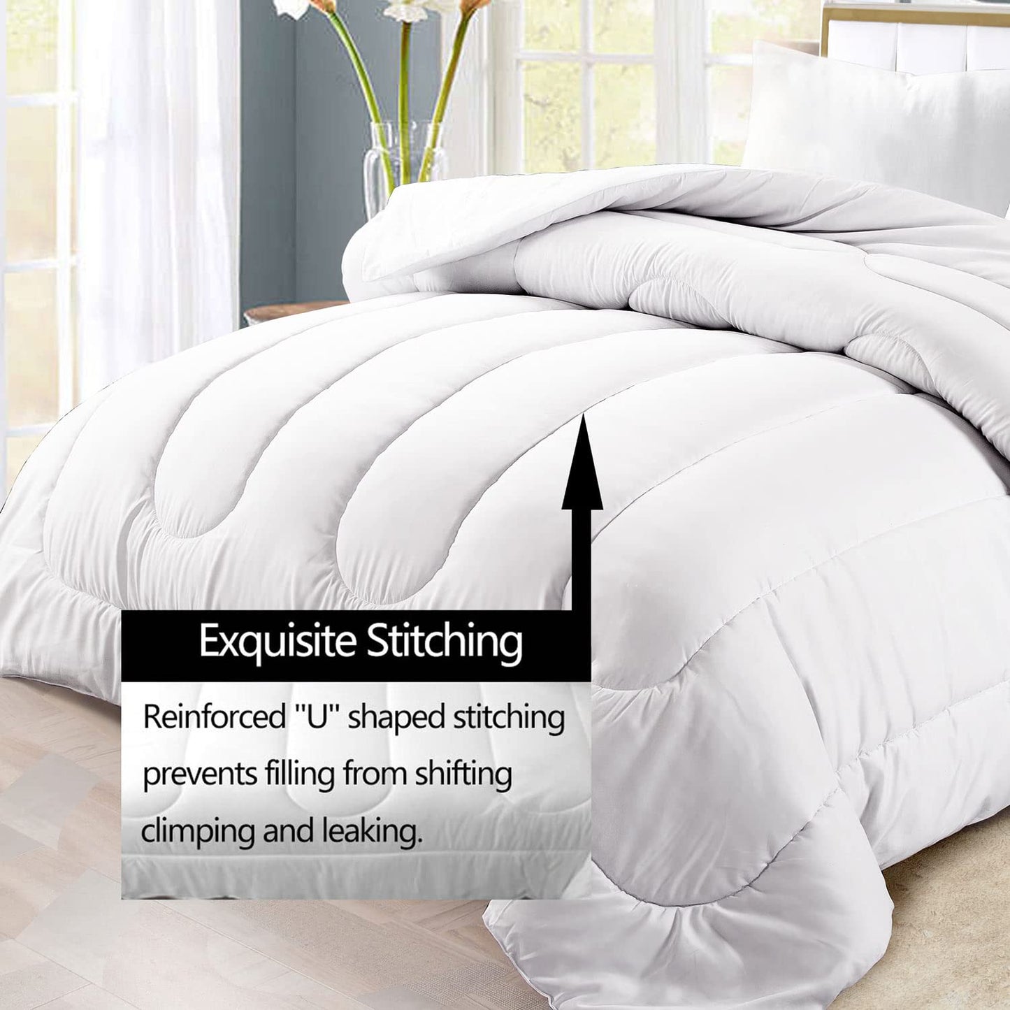 LUVIVIHOME 3PCS African American Black Girl Comforter Set King Size, Black Girl Magic Bedding, I'm Not A Morning Person Funny Gifts for Women Girls Kids, Soft Microfiber Pink Quilt, 2 Pillow Cases