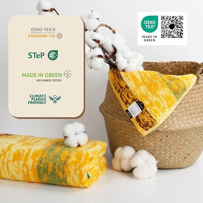 SEMAXE 4-Pack Luxury Bath Towels