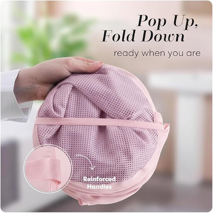 Handy Laundry Collapsible Mesh Pop Up Hamper