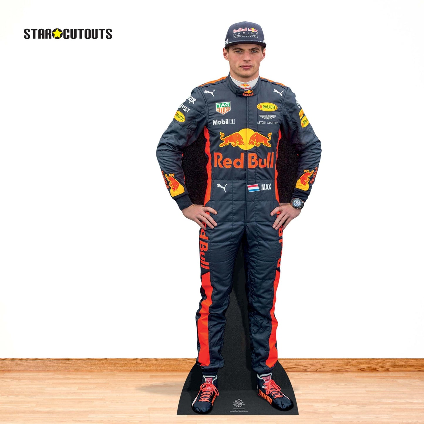 Star Cutouts Ltd CS667 Max Verstappen, Cardboard, Multi-Colour, 177 x 74 x 177 cm
