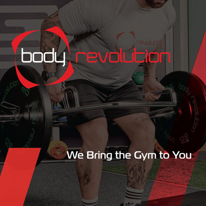 Body Revolution Resistance Bands - Set of 5 Skin-friendly Latex Exercise Loop Bands for Strength Training, Physiotherapy, Pilates and Stretching - Resistance Levels X-Light - X-Heavy, 600mm x 50mm