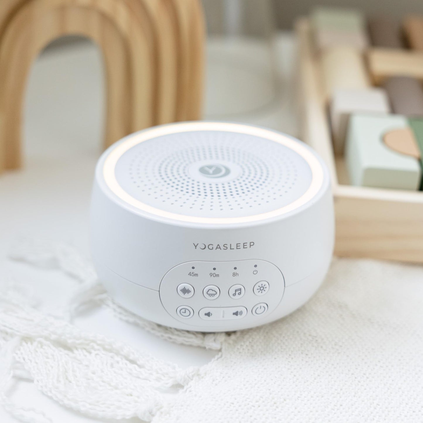 Yogasleep Dreamcenter Multi Sound White Noise Machine with Night Light, Sleep Timer, 26 Soothing Sounds for Travel, Noise Canceling for Office Privacy, Sleep Aid for Adults & Baby, Registry Gift