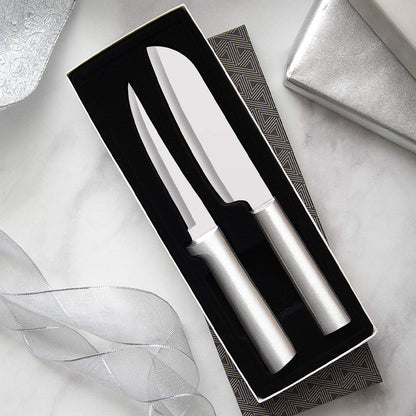 Rada Cutlery Cook’s Select Knife Gift Set (S53), 2-Piece Knife Set, Stainless Steel Blade, Silver Handle
