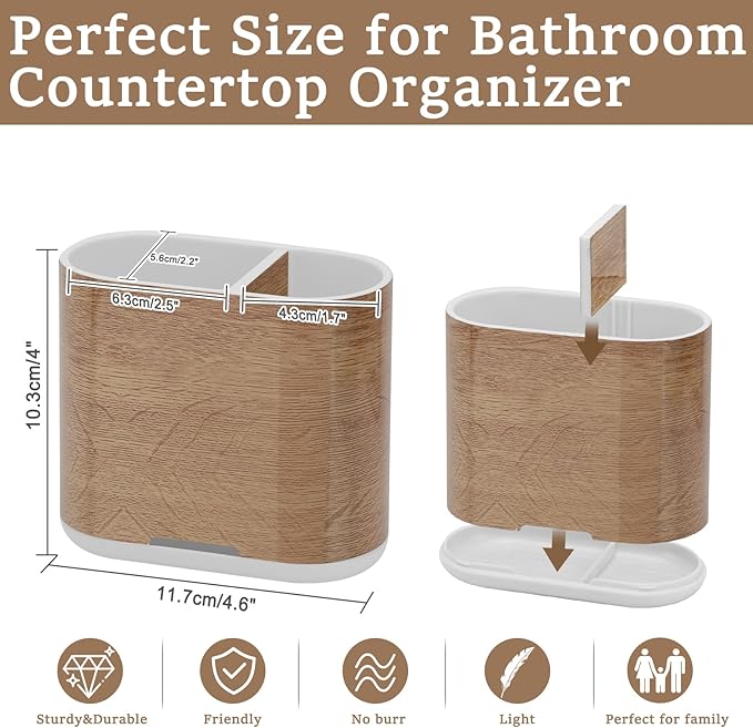 Toothbrush and Toothpaste Holder