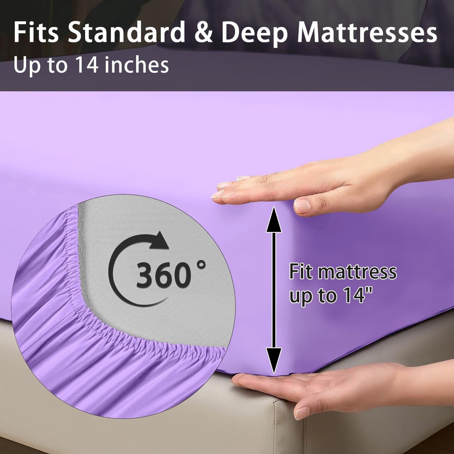 Pamnest Comforter Set Twin Size, Purple Marble Black Gold 5 Pcs Bedding for Kids and Adults, Blue Painting Pink Bed Sheet Sets with Fitted Sheet Pillowcase & Sham for Bedroom Bed Decor