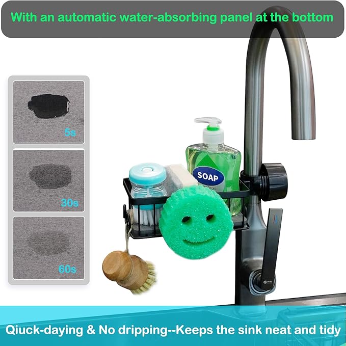 Sponge Holder for Kitchen Sink Smiley Face Sponge Holder Over Faucet