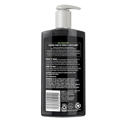 Biore Deep Pore Charcoal Face Wash, Daily Facial Cleanser for Dirt & Makeup Removal, for Oily Skin, 6.77 Oz