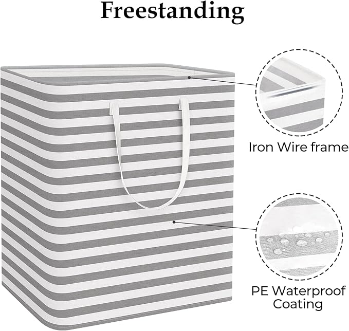 StorageRight Laundry Basket Hamper Large Collapsible Laundry Hamper