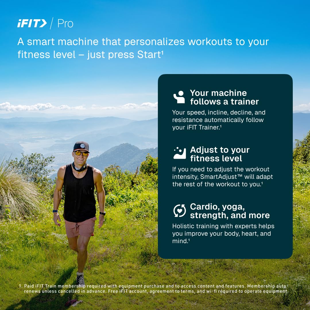 Step Climber XL with 16" HD Touchscreen, 22 Digital Resistance Levels + iFIT Pro Monthly Membership - 1 Month Included