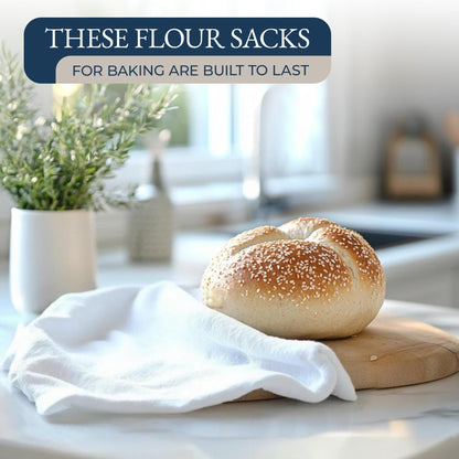 LANE LINEN Kitchen Towels and Oven Mitt Set 20 Pc - Lint Free Cotton Dish Towels for Kitchen Drying, Cozy Terry Dish Rags, Flour Sack Towels for Sourdough Bread Proofing & Quilted Pot Holders - Grey