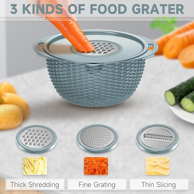 4-1 Strainer Bowl with Lid Set