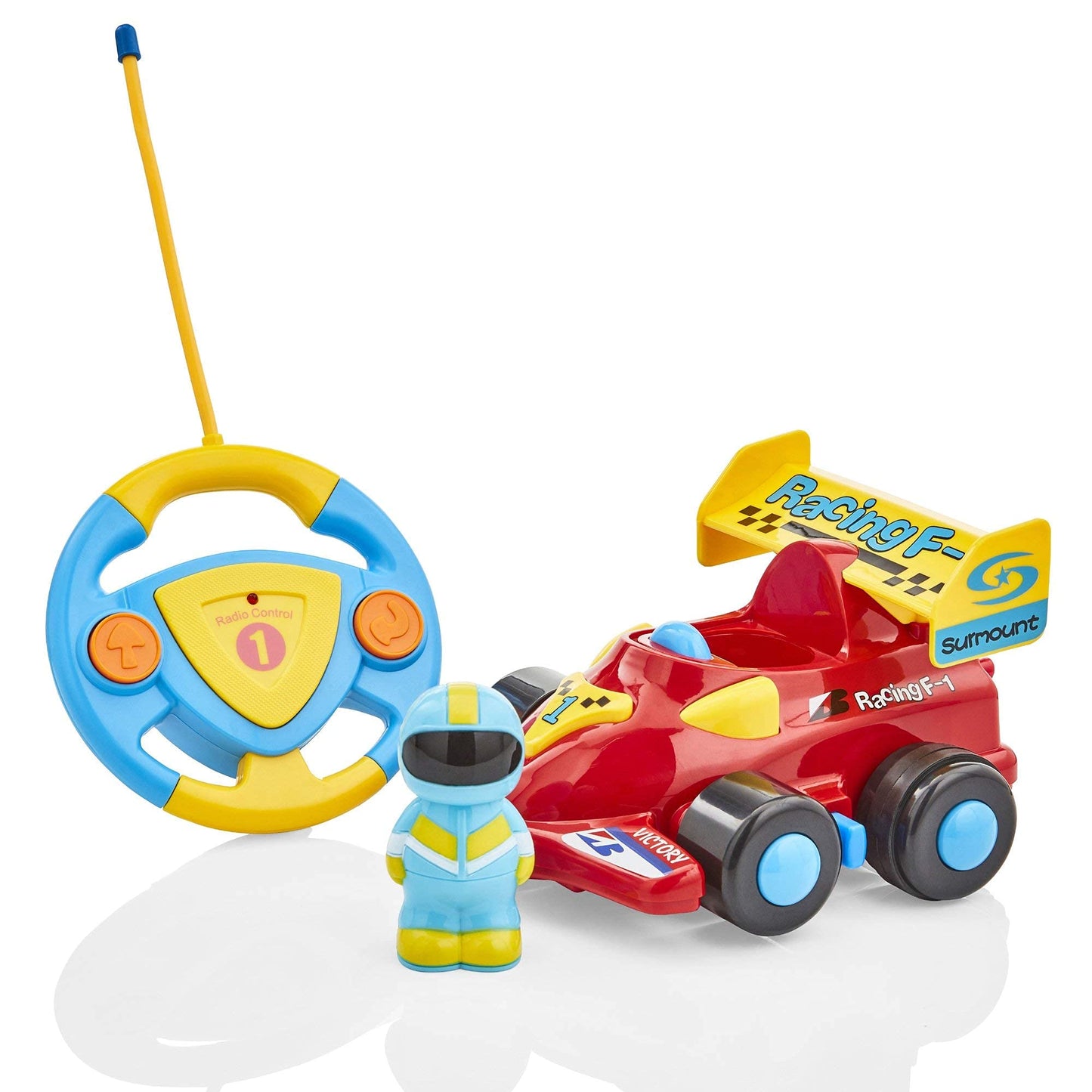 Tippi My First F1 Remote Control Car For 1, 2, 3 Year Olds - Car Toy for Toddler Boys or Girls - For Kids Age 1-3, Suitable for Children Age 18 Months +