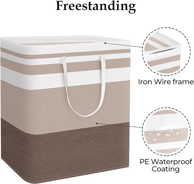 StorageRight Large Collapsible Laundry Basket Hamper