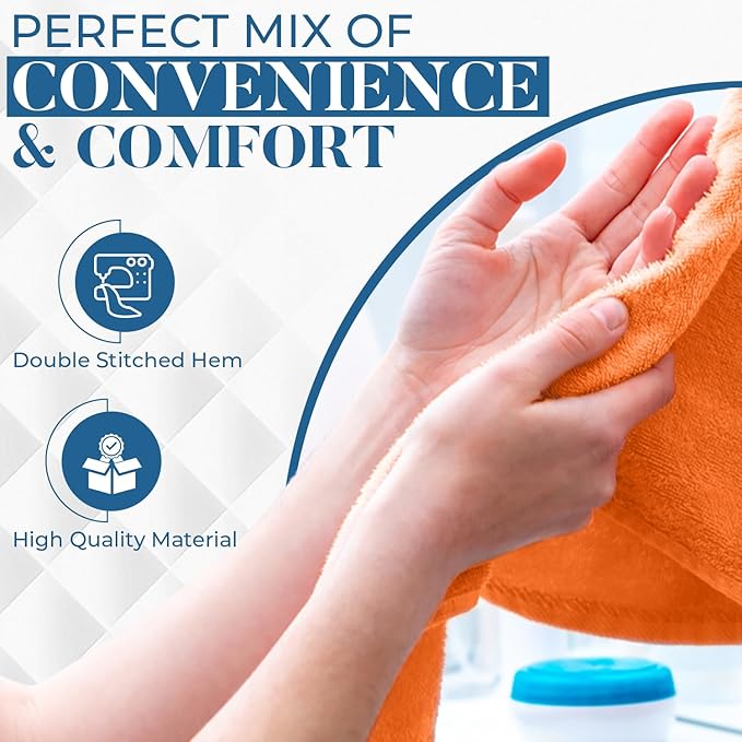 DAN RIVER 6-Pack Premium Hand Towels