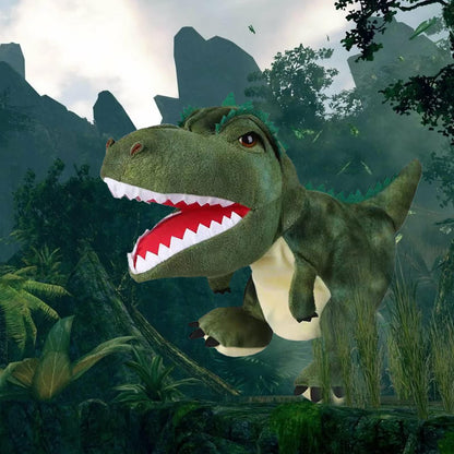 Hand Puppets Dinosaur Puppets for Kids, Dinosaur Toys for Boys Girls, Plush Dinosaur Stuffed Animal Story Toys Gifts for 3-6 Year Old Boy (T-Rex)