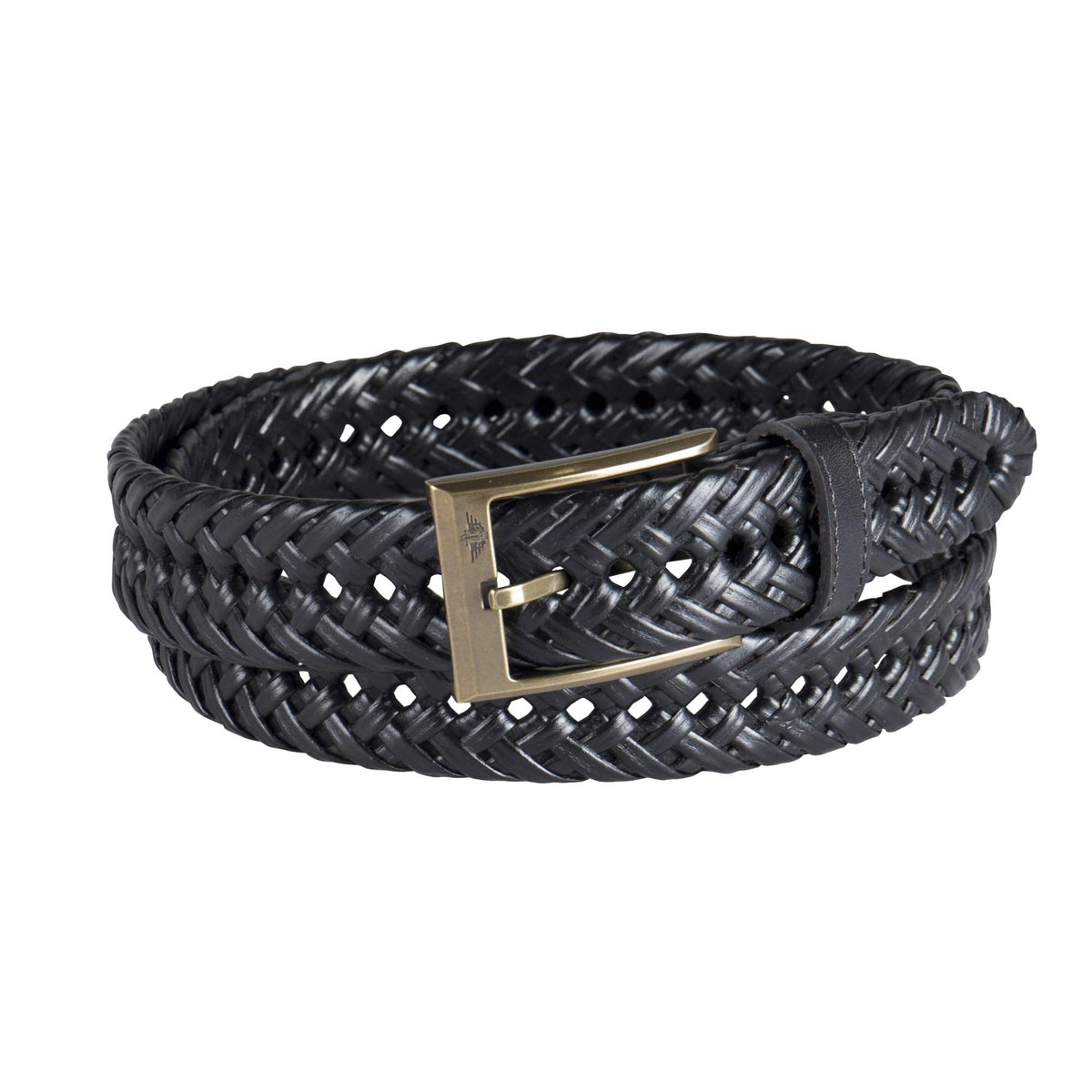 Dockers Men's Leather Braided Casual and Dress Belt