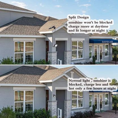 Jorft Solar Security Lights, 56 LED Solar Wall Lamp Human/Light Sensor Waterproof Super Bright Lights for Garden, Fence, Door, Yard or Entrance Use