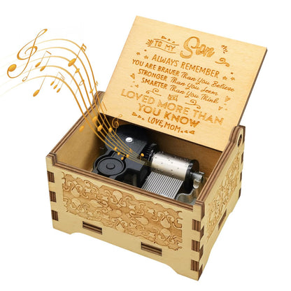 Sooharic Music Box for Son, Gifts from Mom, Unique Gifts for Son, Suitable for Birthday/Christmas/Keepsake