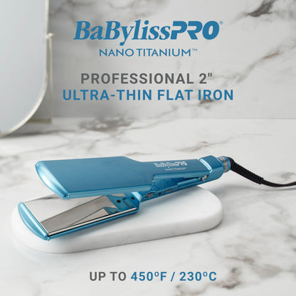 Nano Titanium Ultra-Thin Hair Straightener, Professional Flat Iron For All Hair Types