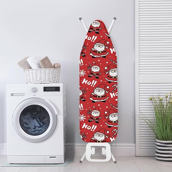 ZDCUSTOM HoHoHo Santa Claus Ironing Board Cover Christmas Theme 52"x13" Iron