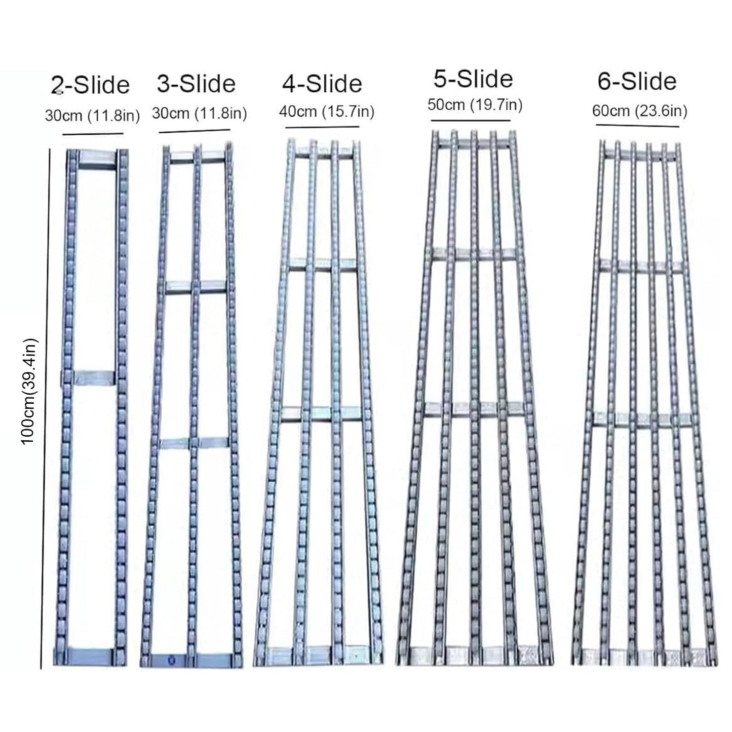This Light-Duty Conveyor Roller Stands, Stainless Steel Adjustable Skate Wheel Flow Rail for Warehouses and Factories