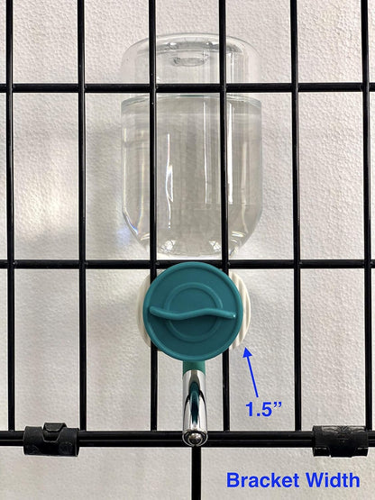 Choco Nose Patented No-Drip Water Bottle/Feeder for Guinea Pigs/Hamsters/Bunnies/Ferrets/Other Small Pets, Critters and Animals -For Cages, Crates or Wall Mount. 300ML. Nozzle 10mm, Green (C128)