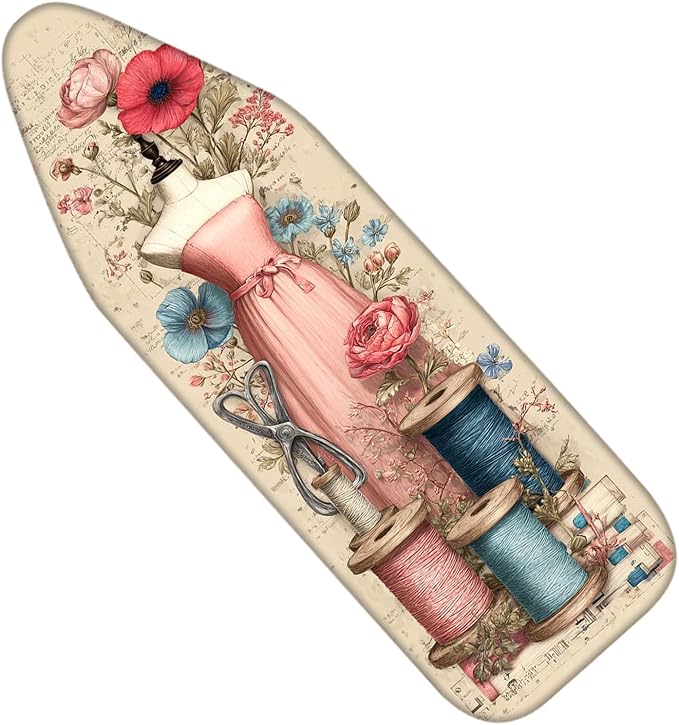 Nuxovilar Ironing Board Cover Needle Cotton 15x54 Inches | Ironing Board Cover