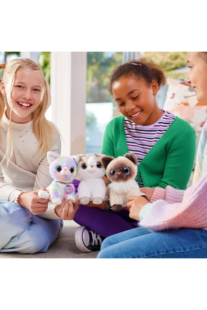 Pets Alive Smitten Kittens Ginger, Surprise Kitten Plush, Ultra Soft Plushies, Interactive Toy Pets, Electronic Pet Kitten, Ages 3+ (Ginger)