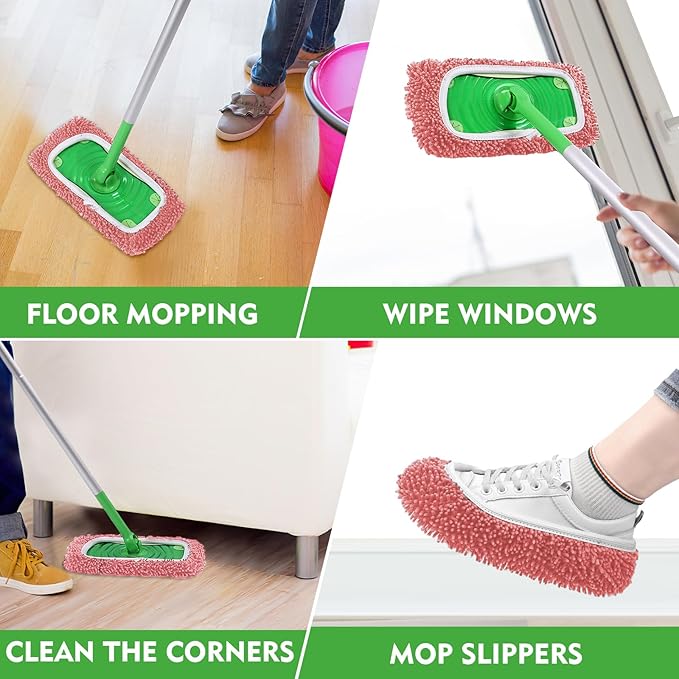 Reusable Microfiber Mop Pads