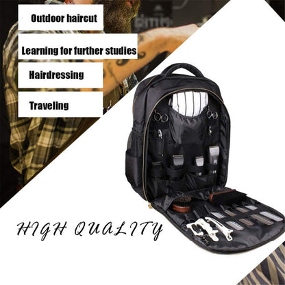 NADAENMF Barber Supplies Bag Organizer for Clippers and Supplies, Portable Clipper Bags and Cases for Men, Cosmetology Bag Hairstylist Clipper Backpack for Barber Accessories Essentials Stuff
