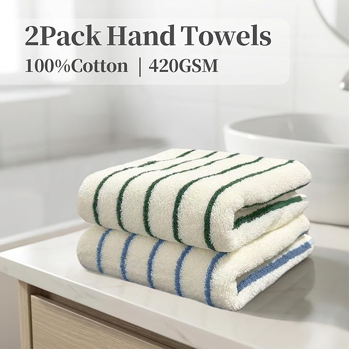 VOOVA & MOVAS Stripe Hand Towels