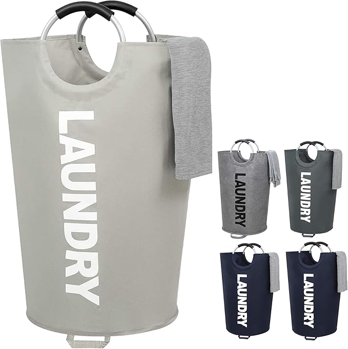 ZEROJETLAG 115L X-Large Laundry Basket Collapsible Hamper