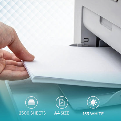 Multi-Purpose Printer Paper, 2500 Sheets, White