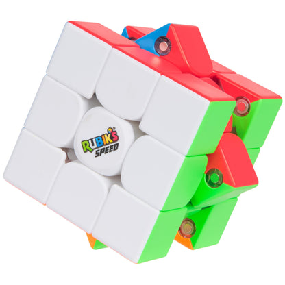 Rubik’s Cube, 3x3 Magnetic Speed Cube for super fast solves, problem-solving challenging brain teaser fidget toy for adults & kids ages 8+