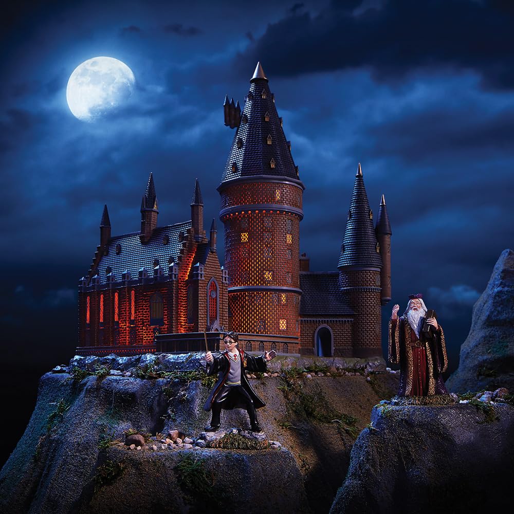 Department56 Harry Potter Village Accessories Harry and Headmaster Figurine, Set of 2, 3.15" (6002314)