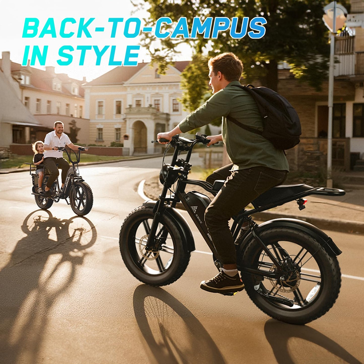 TST Electric Bike for Adults 1500W Peak 20" Fat Tire All- Terrain E-Bike 60 Miles Electric Dirt Bike - 48V 15 AH Battery Tested to Safety Tested to UL 2849 Powered Electric Bicycle