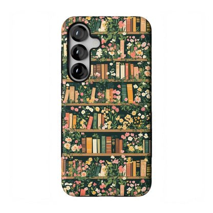 Casely Galaxy S25 Plus Case | Ink & Iris | Vintage Floral | Compatible with MagSafe | Bold Protective Design