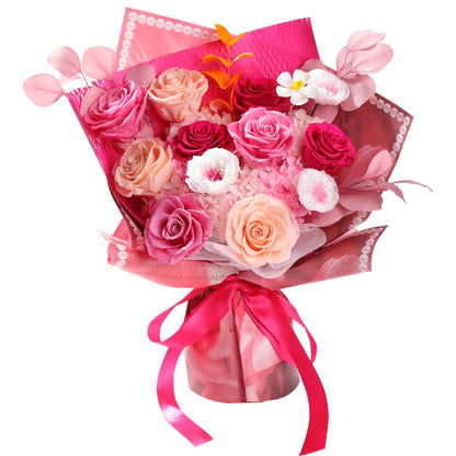 lovenfold Flowers for Delivery,Preserved Flowers Bouquets,Purple Rose Bouquets That Last 1-3 Years,Birthday Flowers Gifts for Women Mom Grandma Wife Friends