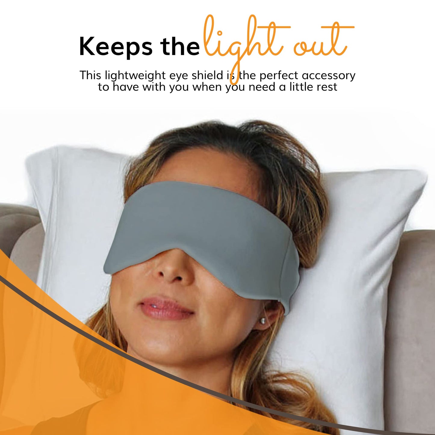 Happyluxe Escape Sleep Mask - Buttery Soft Airplane Eye Mask for Sleeping or Napping in Bed. Machine Washable. - Jet Black, Made in USA