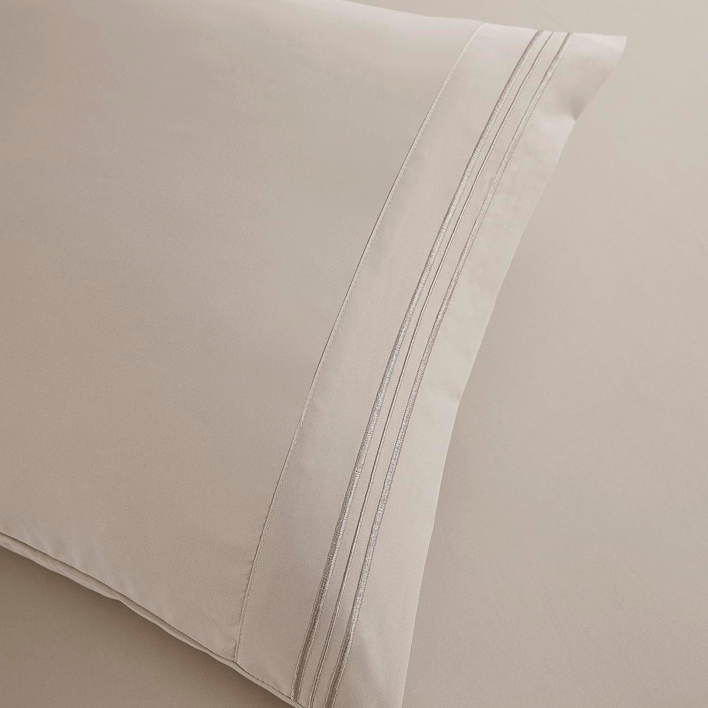 Clara Clark Bed Sheets, Premier 1800 Series Bed Sheet Set, Deep Pocket, Wrinkle, Fade, Stain Resistant, Luxury Soft Bedding Sheets & Pillowcases, Full, Linen
