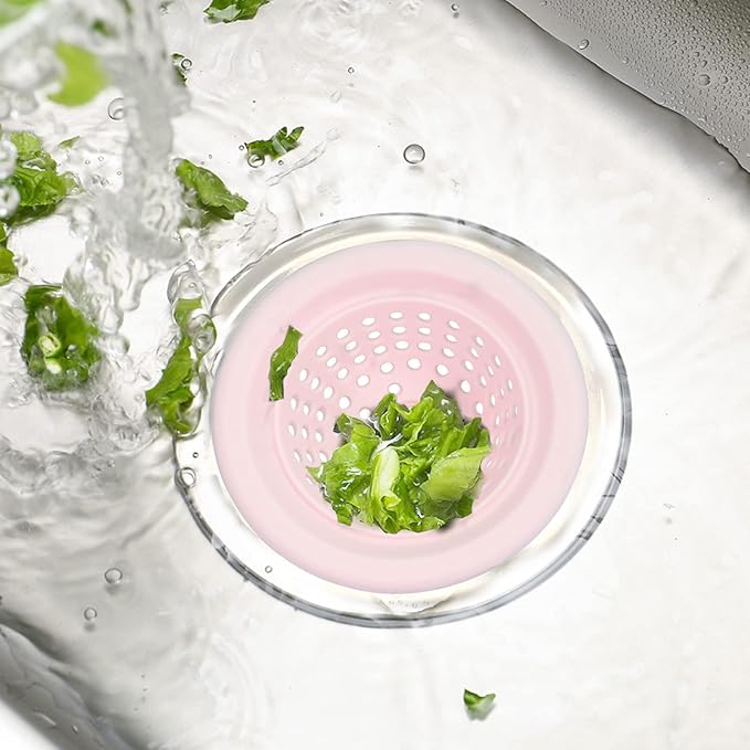 2 PCS Kitchen Stainless Silicone Sink Strainer, 4.5 inch Diameter…