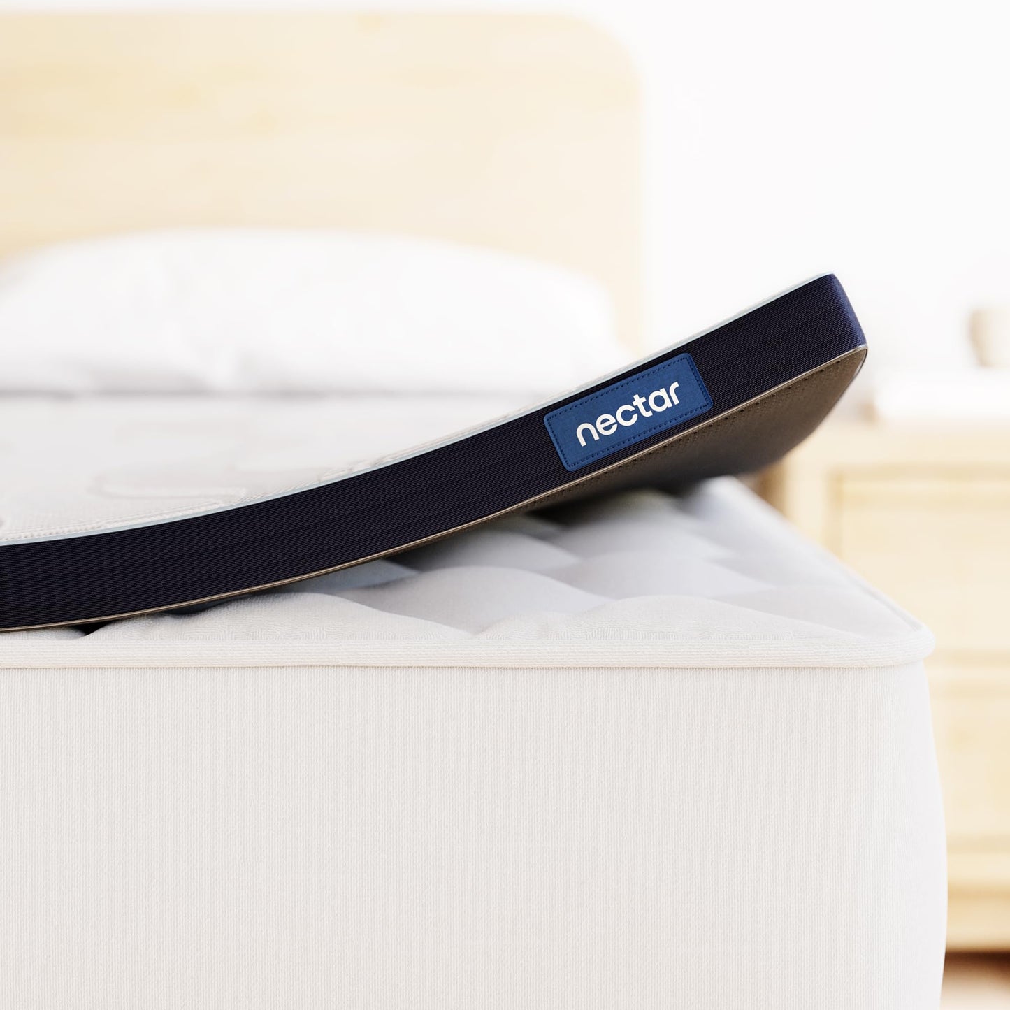 Nectar Soft Mattress Topper - King - 2" Gel Memory Foam Mattress Topper - Breathable & Comfortable - Back Pain Relief - Cooling Comfort, Enhanced Support, and Spine Alignment