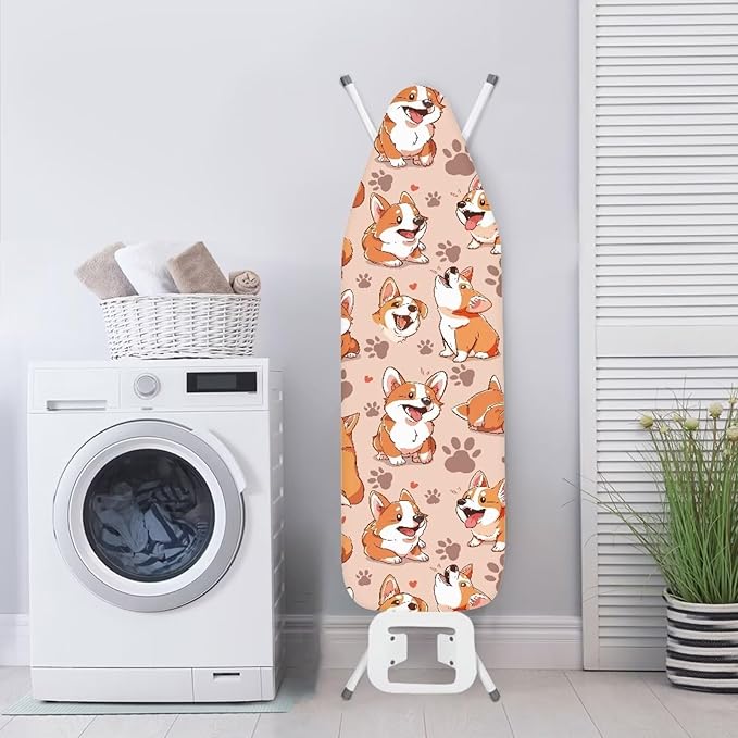 Sprowallow Cute Corgi Ironing Board Cover and Pad