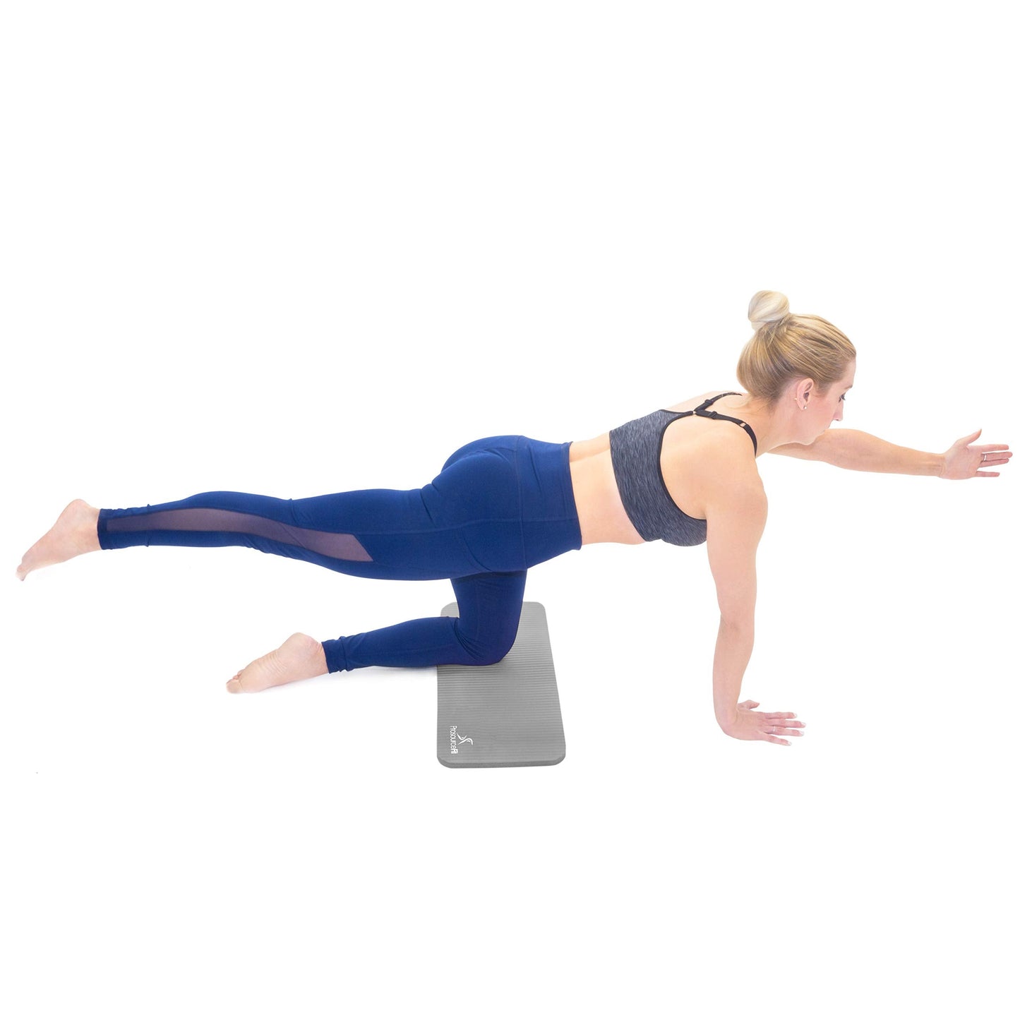ProsourceFit Extra Thick Yoga Knee Pad and Elbow Cushion 15mm (5/8”) Fits Standard Mats for Pain Free Joints in Yoga, Pilates, Floor Workouts