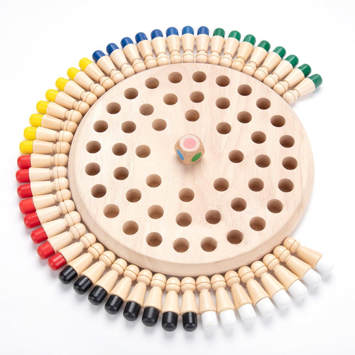 Wooden Memory Chess Matching Game: Large Family Board Games for Kids and Adults, Montessori Preschool Learning Educational Toy, Birthday Gift for Age 3 4 5 6 7 8+ Boy Girl