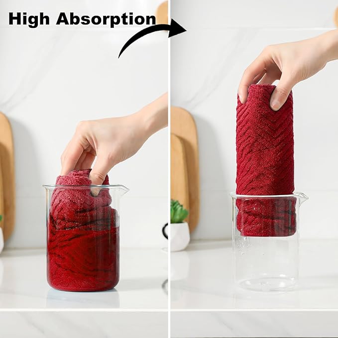 100% Cotton Kitchen Dish Towels Set