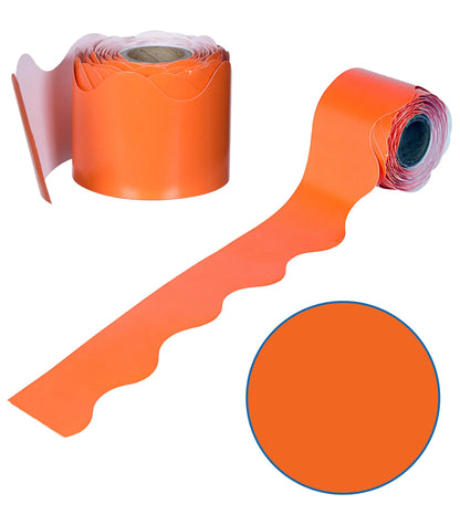 Orange Scalloped Borders